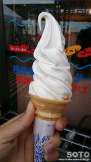 赤穂の塩ソフトクリーム