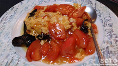 中華料理 紫禁城（玉子とトマト）