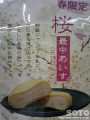 桜アイス最中