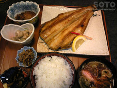 みずき亭の焼き魚定食