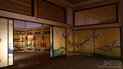 名古屋城(本丸御殿 襖絵)