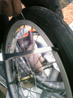 自転車のタイヤ交換(2)