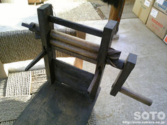 綿の実取り機