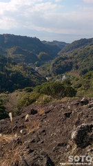 霊巌洞(黒岩展望所からの眺め)