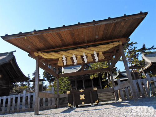 阿蘇神社(仮拝殿)