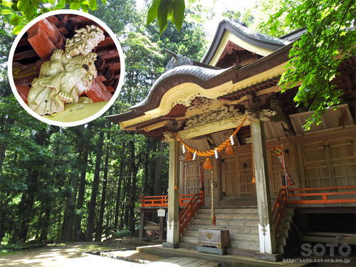 奈曽の白滝(金峰神社)