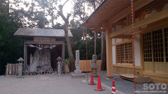 神明神社(拝殿 遷宮)