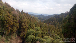 大津山頂駐車場からの眺め