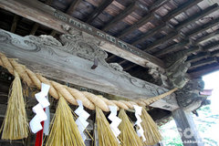 鬼越蒼前神社(拝殿2)