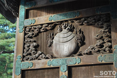 竹駒神社(門の彫刻)