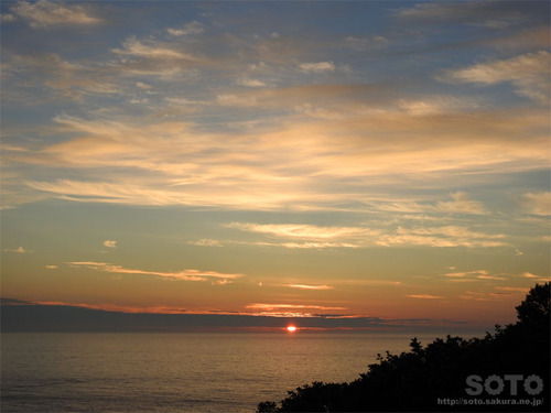 プユニ岬の夕陽(1)