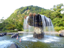 材木岩公園(噴水)