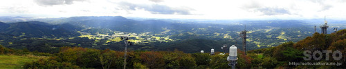 室根山(天文台屋上からのパノラマ)