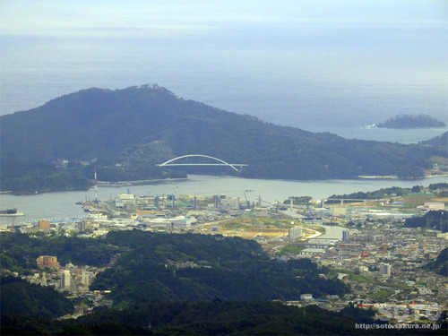 室根山(天文台屋上からの眺め)