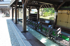 しかべ間歇泉公園(足湯)