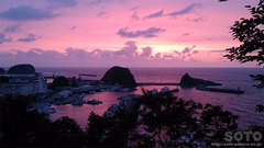 ウトロ夕陽(17:43)