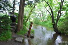 常堅寺(カッパ淵 全景)