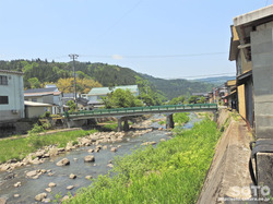 村岡の町並み(湯舟川)