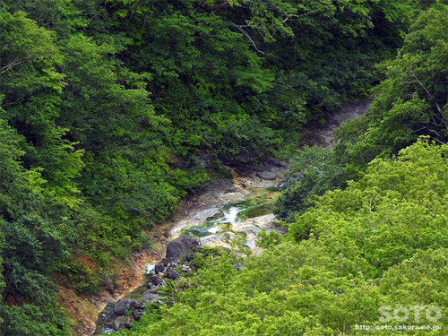 硫黄山(カムイワッカ上流)
