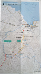 白湯山自然観察路(地図)