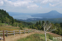 白湯山自然観察路(展望台からの眺め)