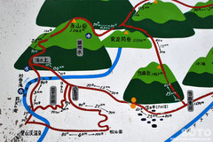沼の平(登山経路図)