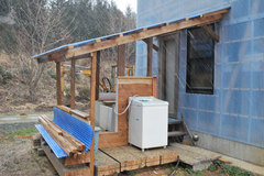 山小屋の足洗い場(3)