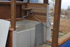 山小屋の足洗い場(4)